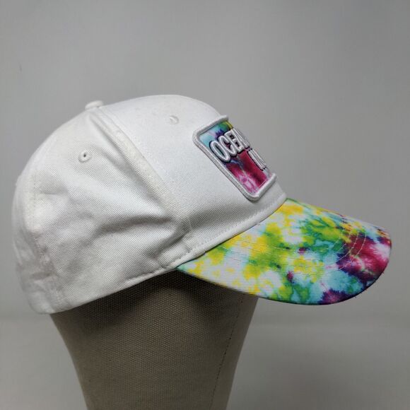 Lucky 7 USA Men's Strapback Hat White Adjustable Ocean City New Jersey - Picture 7 of 13